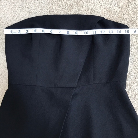 NWT! BCBGENERATION Size 8 black faux wrap tube top - Picture 6 of 8